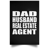 Dad Husband Real Estate Agent - Poster Portrait