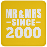 24th Anniversary Mr & Mrs Since 2000 - Drink Coaster