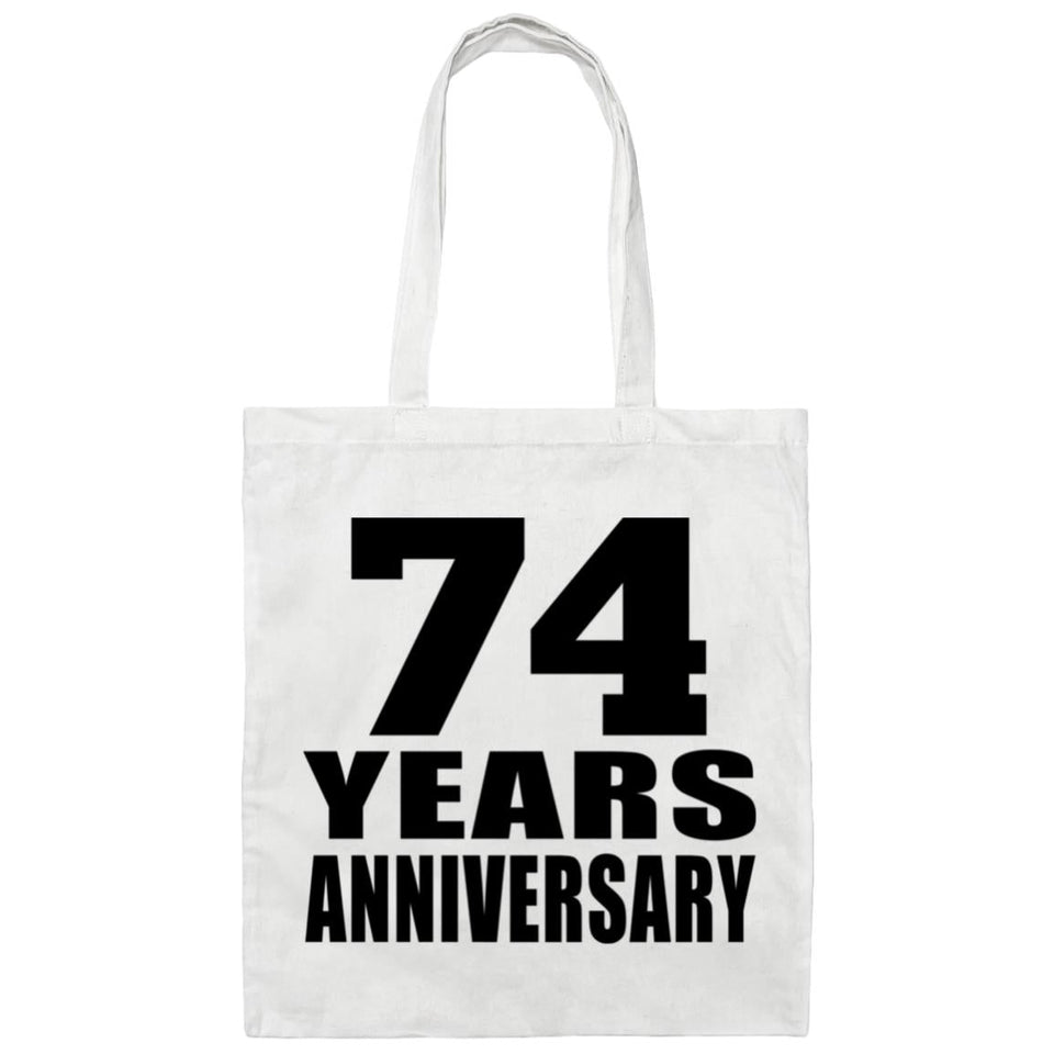 74th Anniversary 74 Years - Tote Bag White