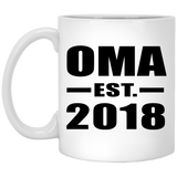 Oma Established EST. 2018 - 11 Oz Coffee Mug