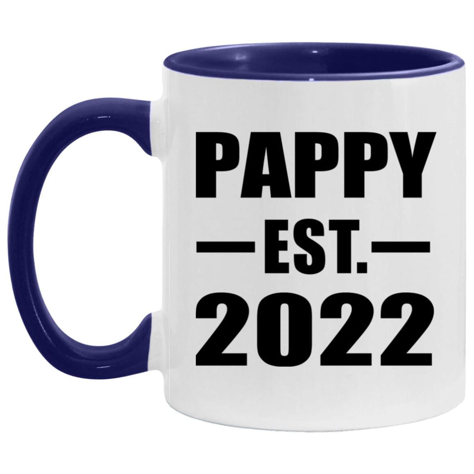 Pappy Established Est. 2022 - 11oz Accent Mug Purple