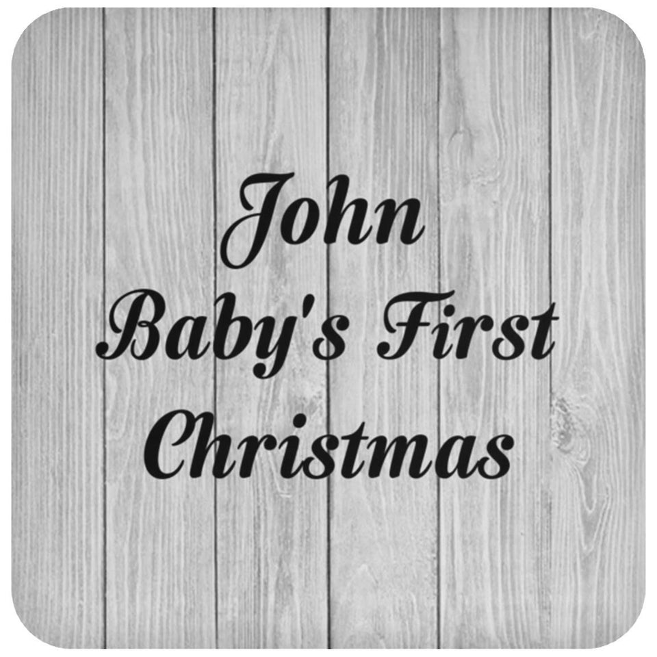 John Baby's First Christmas - Drink Coaster F
