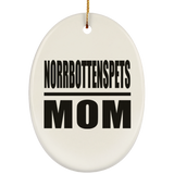 Norrbottenspets Mom - Oval Ornament