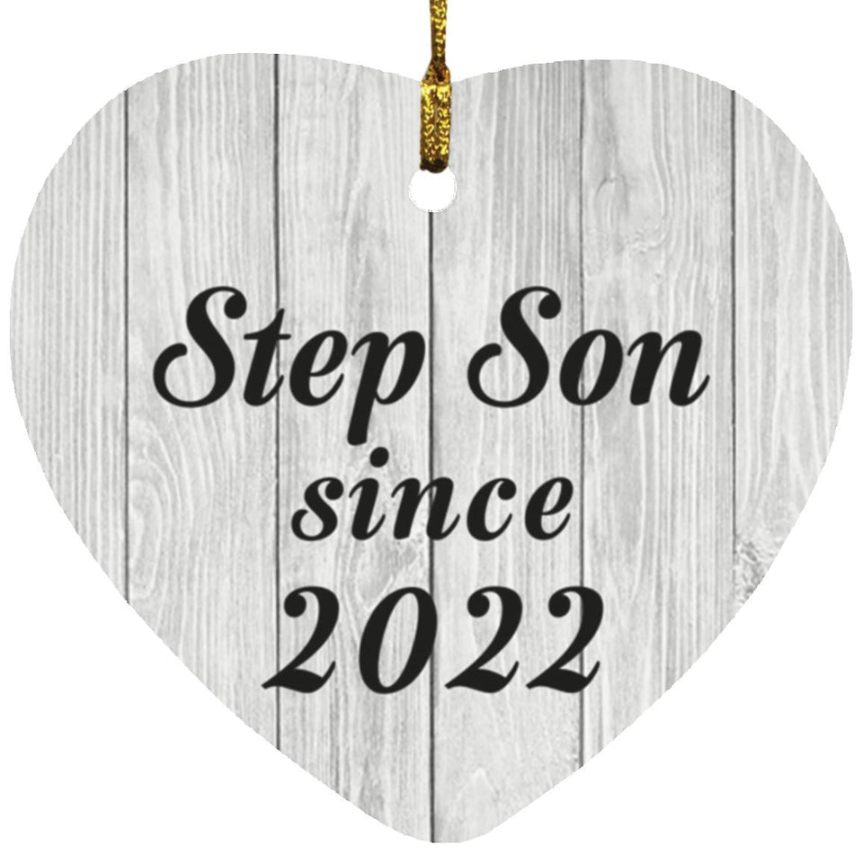Step Son Since 2022 - Heart Ornament F
