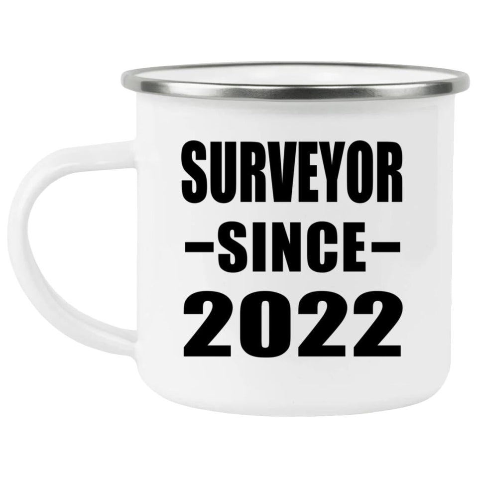 Surveyor Since 2022 - 12oz Camping Mug
