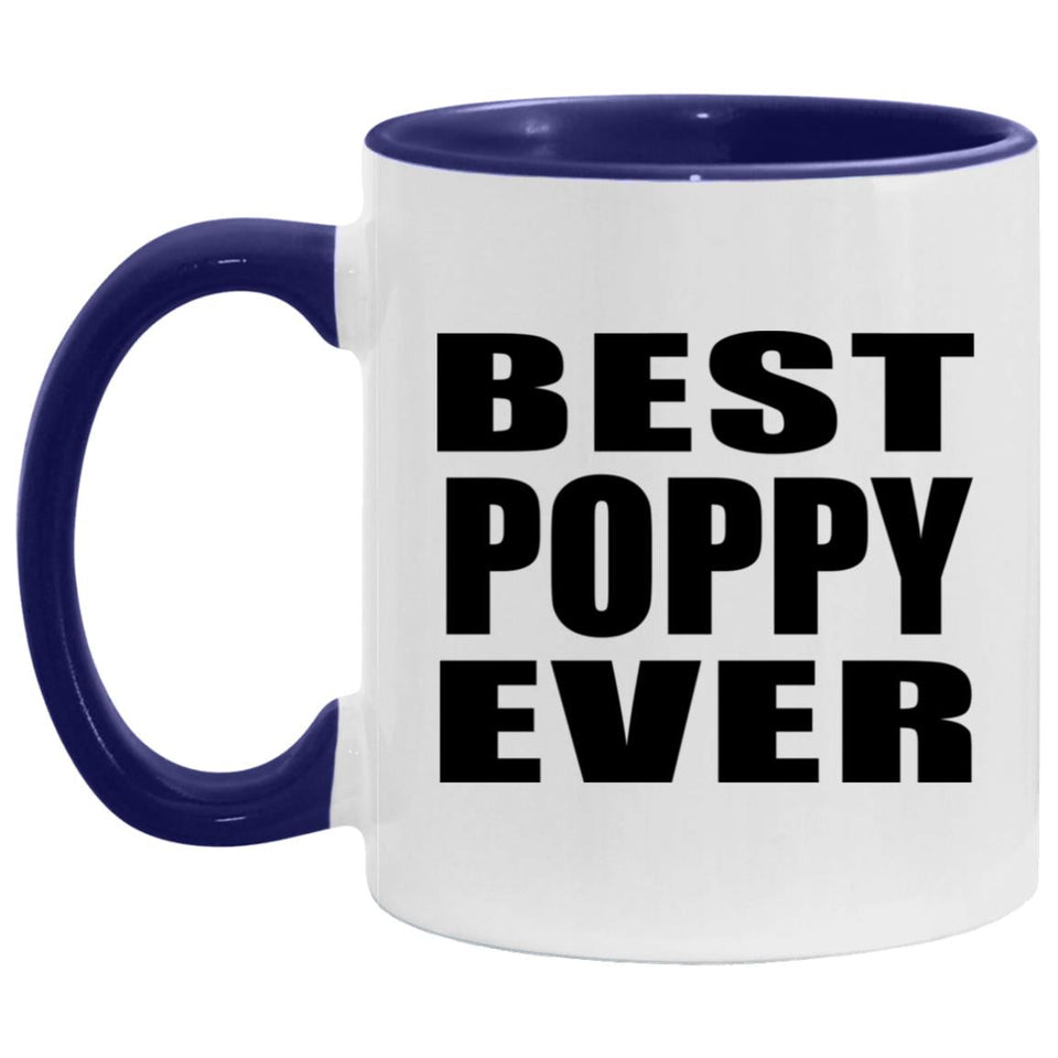 Best Poppy Ever - 11oz Accent Mug Purple