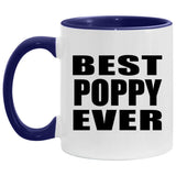 Best Poppy Ever - 11oz Accent Mug Purple
