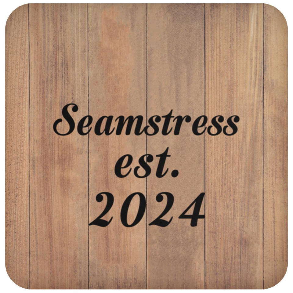 Seamstress Established Est. 2024 - Drink Coaster C