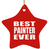 Best Painter Ever - Star Ornament