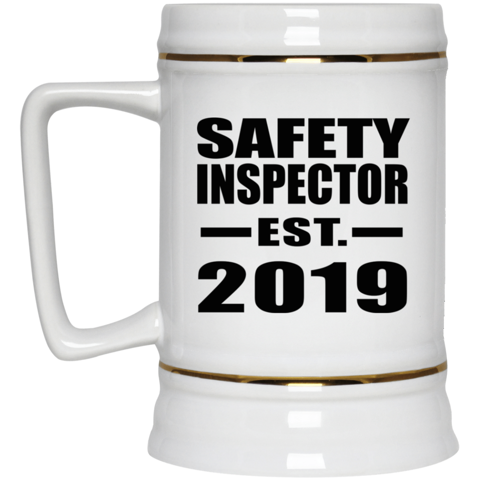 Safety Inspector Established EST. 2019 - Beer Stein