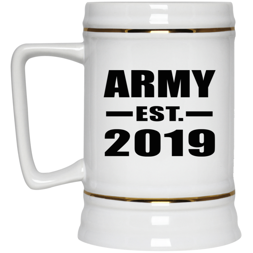 Army Established EST. 2019 - Beer Stein