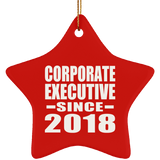 Corporate Executive Since 2018 - Star Ornament