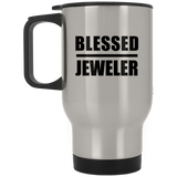 Blessed Jeweler - Silver Travel Mug