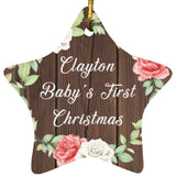 Clayton Baby's First Christmas - Star Ornament A