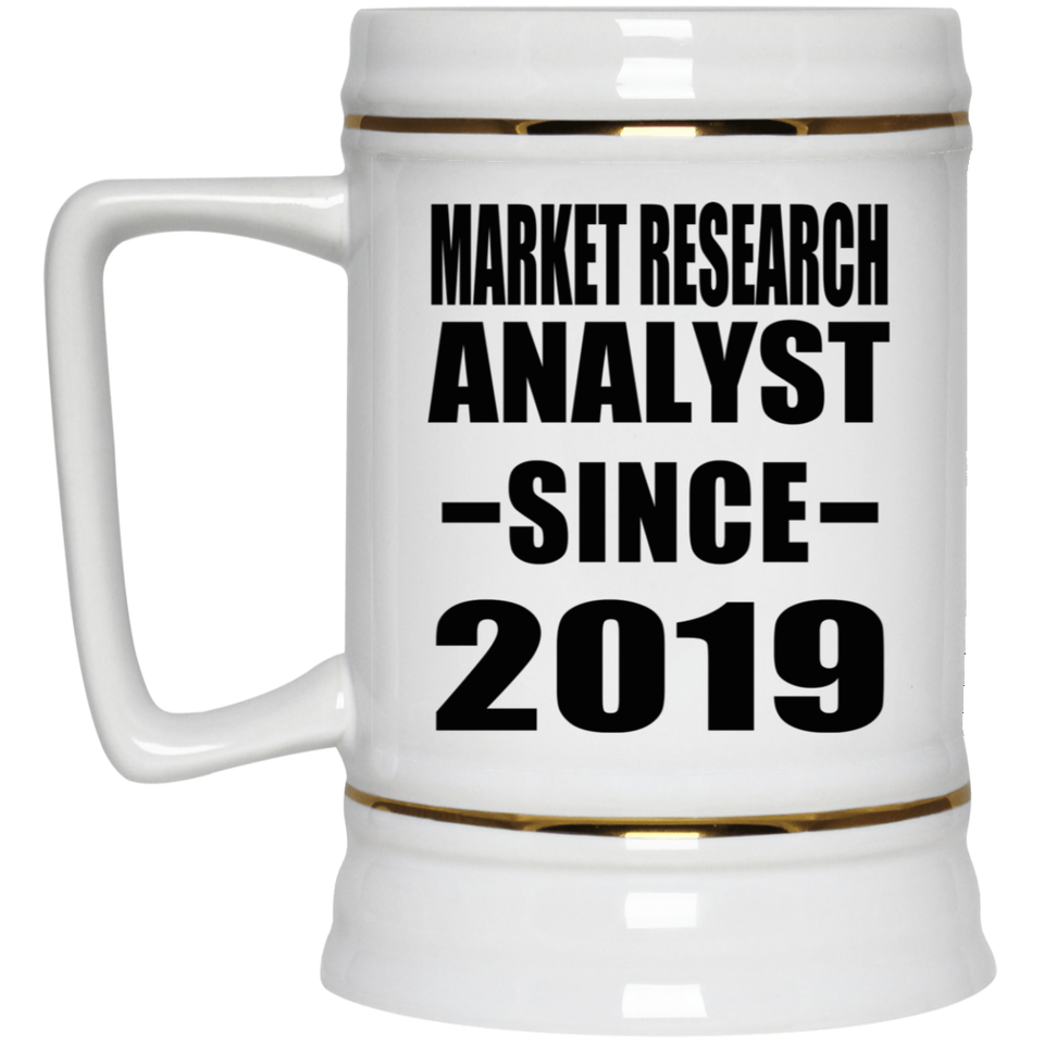 Market Research Analyst Since 2019 - Beer Stein