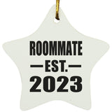 Roommate Established EST. 2023 - Star Ornament