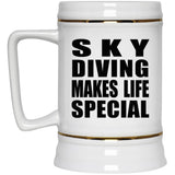 Sky Diving Makes Life Special - Beer Stein