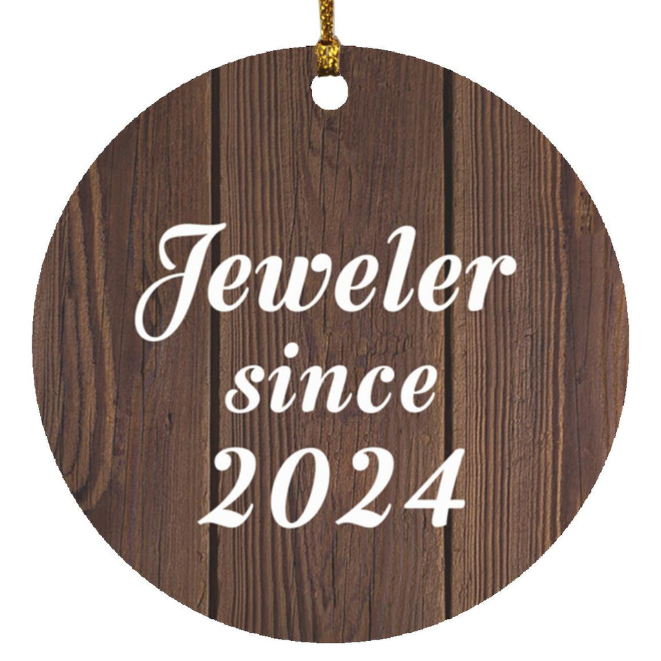 Jeweler Since 2024 - Circle Ornament D