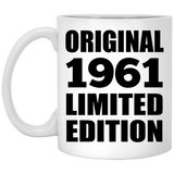 63rd Birthday Original 1961 Limited Edition - 11oz Coffee Mug