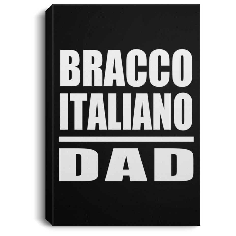 Bracco Italiano Dad - Canvas Portrait