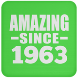 61st Birthday Amazing Since 1963 - Drink Coaster