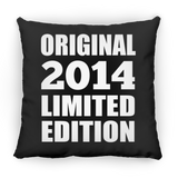 10th Birthday Original 2014 Limited Edition - Throw Pillow Black