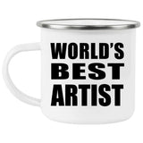 World's Best Artist - 12oz Camping Mug