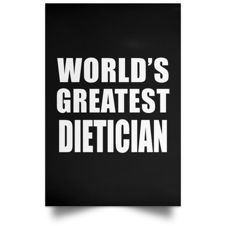 World's Greatest Dietician - Poster Portrait