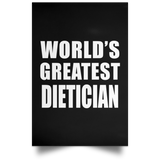 World's Greatest Dietician - Poster Portrait