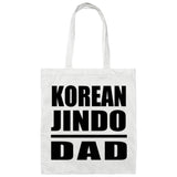 Korean Jindo Dad - Tote Bag White