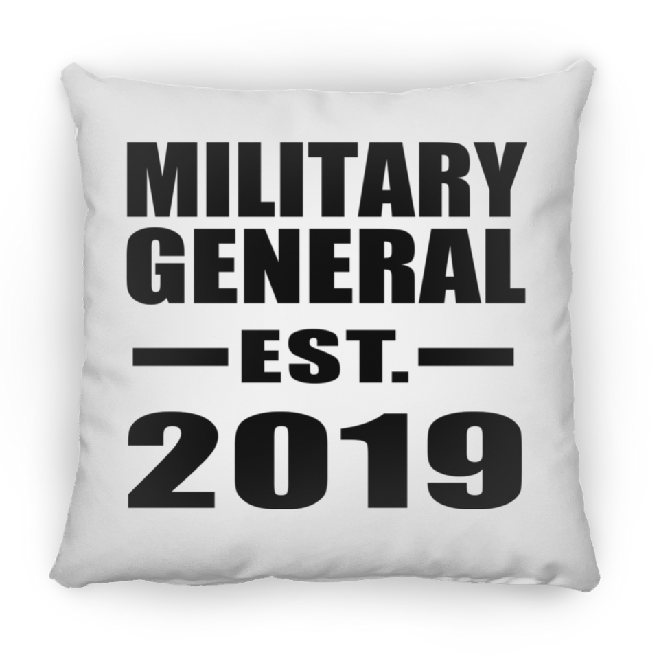 Military General Established EST. 2019 - Throw Pillow