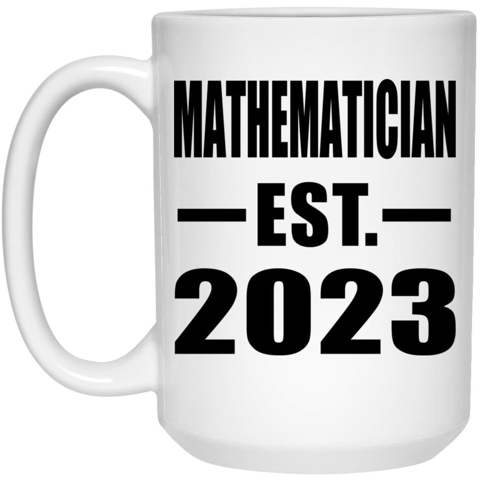 Mathematician Established EST. 2023 - 15oz Coffee Mug