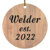 Welder Established Est. 2022 - Circle Ornament C