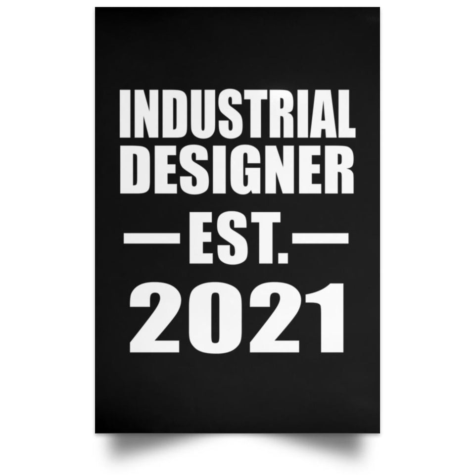 Industrial Designer Established EST. 2021 - Poster Portrait