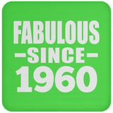 64th Birthday Fabulous Since 1960 - Drink Coaster