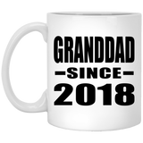 Granddad Since 2018 - 11 Oz Coffee Mug