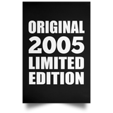 19th Birthday Original 2005 Limited Edition - Poster Portrait