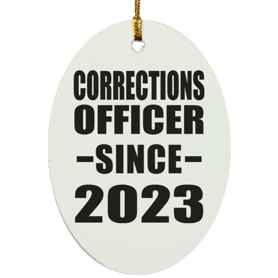 Corrections Officer Since 2023 - Oval Ornament