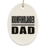 Kromfohrlander Dad - Oval Ornament