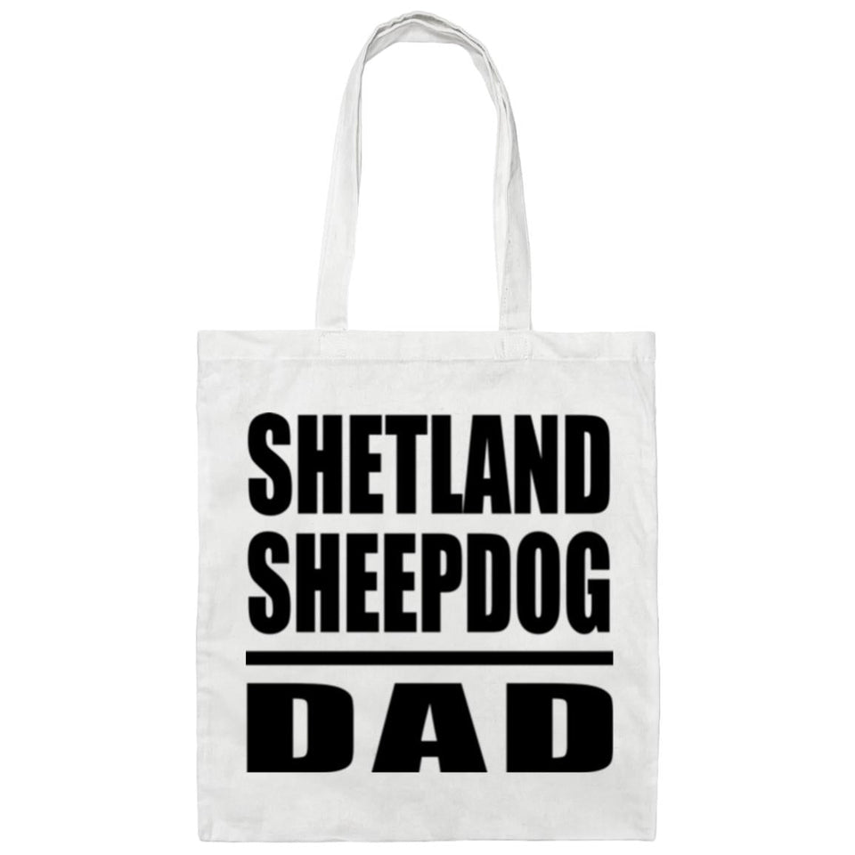 Shetland Sheepdog Dad - Tote Bag White