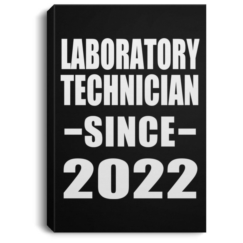 Laboratory Technician Since 2022 - Canvas Portrait