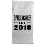 Civil Engineer Established EST. 2018 - Hand Towel