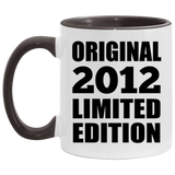 12th Birthday Original 2012 Limited Edition - 11oz Accent Mug Black