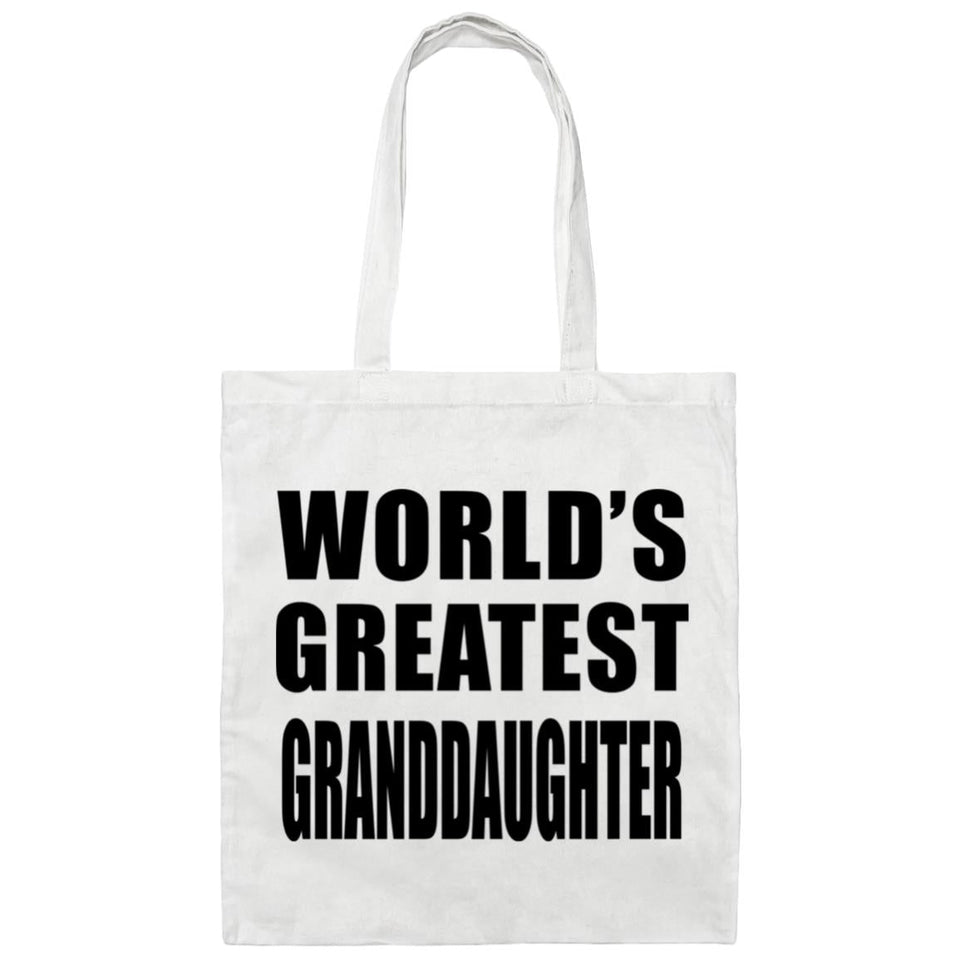World's Greatest Granddaughter - Tote Bag White