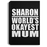 Sharon World's Okayest Mum - Canvas Portrait