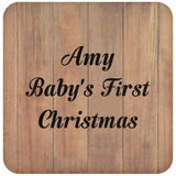 Amy Baby's First Christmas - Drink Coaster C