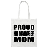 Proud HR Manager Mom - Tote Bag White
