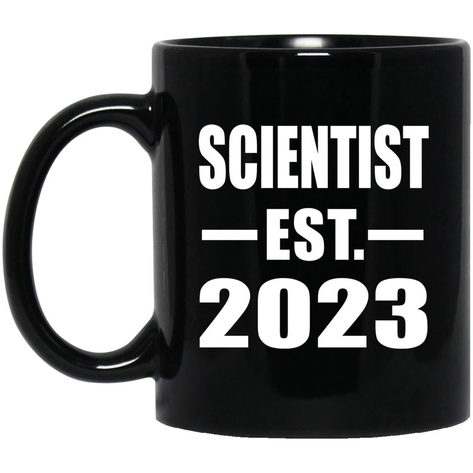 Scientist Established EST. 2023 - 11oz Coffee Mug Black