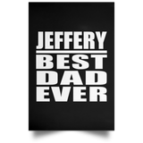 Jeffery Best Dad Ever - Poster Portrait