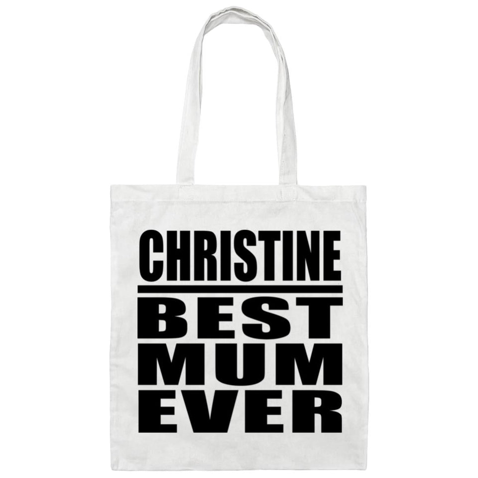 Christine Best Mum Ever - Tote Bag White